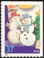 FindYourStampsValue: CHRISTMAS COOKIES - Snowmen, Booklet stamp
