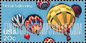 FindYourStampsValue: BALLOONS - Hot Air Ballooning