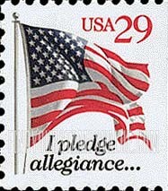 FindYourStampsValue: PLEDGE OF ALLEGIANCE, Booklet stamp