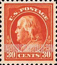 FindYourStampsValue: BENJAMIN FRANKLIN