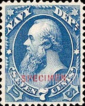 FindYourStampsValue: NAVY - Edwin M. Stanton