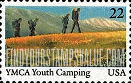 FindYourStampsValue: INT'L YOUTH YEAR - YMCA camping centennial