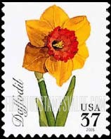 FindYourStampsValue: SPRING FLOWERS - Daffodil, Self-Adhesive Booklet stamp