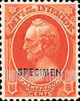 FindYourStampsValue: INTERIOR - Gen.Winfield Scott