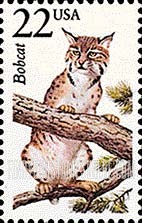 FindYourStampsValue: BOBCAT - North American Wildlife