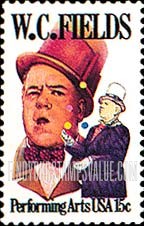 FindYourStampsValue: W.C. FIELDS - Performing Arts