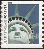 FindYourStampsValue: STATUE OF LIBERTY, Self-Adhesive Coil stamp