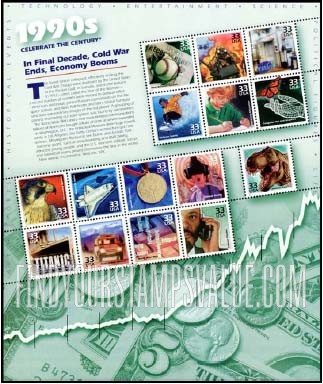 FindYourStampsValue: CELEBRATE THE CENTURY - 1980s