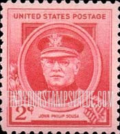 FindYourStampsValue: FAMOUS AMERICAN COMPOSERS - John Philip Sousa