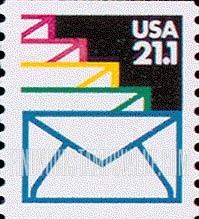 FindYourStampsValue: SEALED ENVELOPES, coil