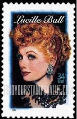 FindYourStampsValue: LEGENDS OF HOLLYWOOD - Lucille Ball, Self-Adhesive stamp