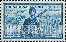 FindYourStampsValue: NATIONAL GUARD - National Guardsman and Amphibious Landing