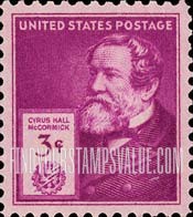 FindYourStampsValue: FAMOUS AMERICAN INVENTORS - Cyrus Hall McCormick