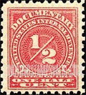 FindYourStampsValue: DOCUMENTARY ISSUE - One Half Cent