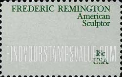 FindYourStampsValue: FREDERIC REMINGTON