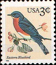 FindYourStampsValue: EASTERN BLUEBIRD - Flora and Fauna