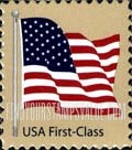 FindYourStampsValue: AMERICAN FLAG, Self-Adhesive stamp