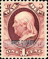 FindYourStampsValue: WAR - Benjamin Franklin
