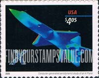 FindYourStampsValue: X-PLANES, Self-Adhesive Stamp With Hologram Affixed