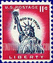 FindYourStampsValue: STATUE OF LIBERTY - Liberty Issue