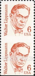 FindYourStampsValue: WALTER LIPPMANN - Great Americans