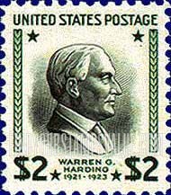 FindYourStampsValue: PRESIDENTIAL ISSUE - Warren G.Harding