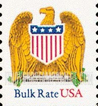 FindYourStampsValue: EAGLE AND SHIELD, Coil Stamp