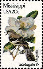 FindYourStampsValue: MISSISSIPPI - State Birds and Flowers