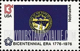 FindYourStampsValue: STATE FLAGS - Nebraska