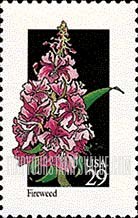 FindYourStampsValue: WILDFLOWERS - Fireweed