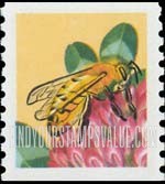 FindYourStampsValue: HONEYBEE, Coil Stamp
