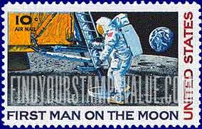 FindYourStampsValue: MOON LANDING