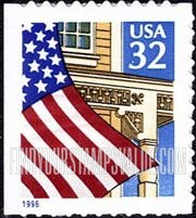 FindYourStampsValue: FLAG OVER PORCH, Self-adhesive Booklet stamp