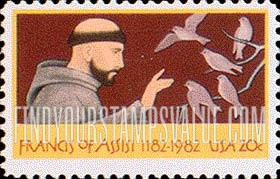 FindYourStampsValue: FRANCIS OF ASSISI