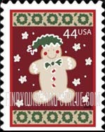 FindYourStampsValue: CHRISTMAS - Gingerbread Man, Self-Adhesive Booklet stamp