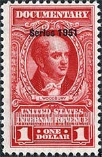 FindYourStampsValue: DOCUMENTARY ISSUE - Levi Woodbury