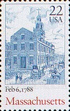 FindYourStampsValue: RATIFICATION OF THE CONSTITUTION BICENTENNIAL - Massachusetts