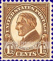 FindYourStampsValue: WARREN G. HARDING
