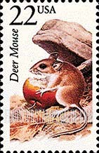 FindYourStampsValue: DEER MOUSE - North American Wildlife