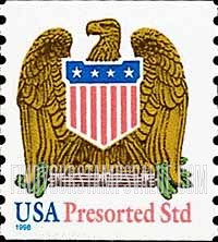 FindYourStampsValue: EAGLE & SHIELD, Coil stamp