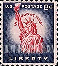 FindYourStampsValue: STATUE OF LIBERTY - Liberty Issue