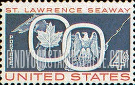 FindYourStampsValue: ST. LAWRENCE SEAWAY