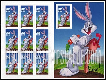 FindYourStampsValue: BUGS BUNNY, Self-Adhesive stamps