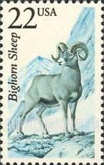 FindYourStampsValue: BIGHORN SHEEP - North American Wildlife