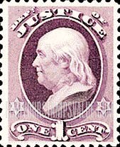 FindYourStampsValue: JUSTICE - Benjamin Franklin