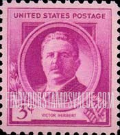 FindYourStampsValue: FAMOUS AMERICAN COMPOSERS - Victor Herbert