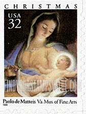 FindYourStampsValue: CHRISTMAS - Madonna and Child, Self-adhesive Booklet stamp
