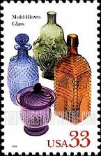 FindYourStampsValue: AMERICAN GLASS - Mold-Blown Glass