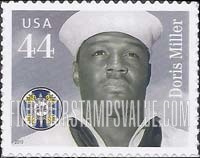 FindYourStampsValue: DISTINGUISHED SAILORS - Petty Officer 3rd Class Doris Miller, Self-Adhesive stamp