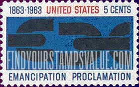FindYourStampsValue: EMANCIPATION PROCLAMATION